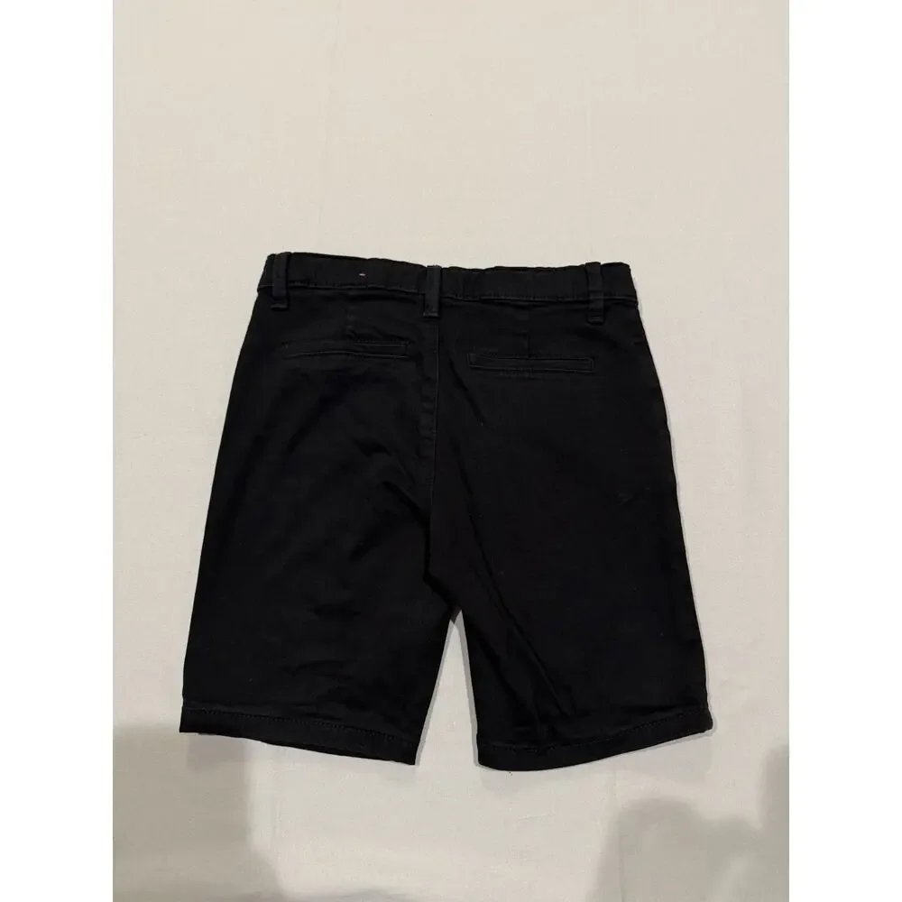 The Children’s Place Girls 6X/7 Black School Uniform Chino Bermuda Shorts